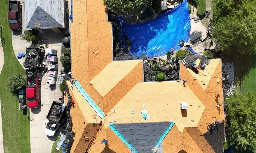 Professional Roof Repair being performed in Sea Cliff